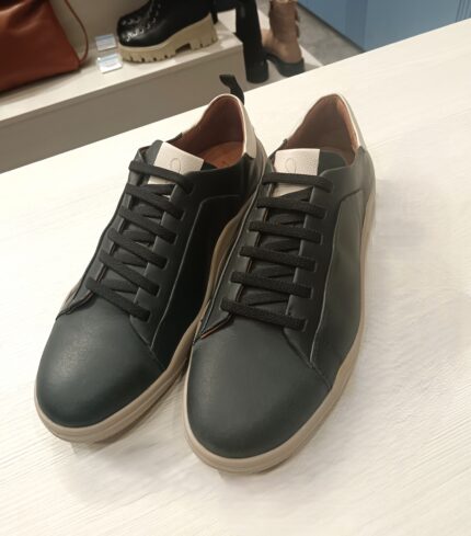 Pantofi barbati casual, ADR 18507 PANTHEON PRETO OFF/WHITE