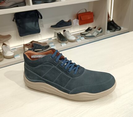 Ghete barbati casual,ADR 18603 PHANTHEON , piele velurata - piele naturala Adrada