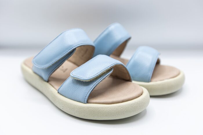 Saboti femei, ADR 71208 COMFY CELESTE , piele naturala