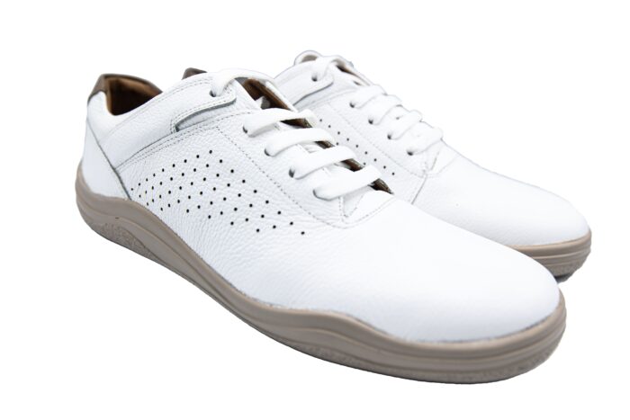 Pantofi barbati casual, ADR 18504 PHANTHEON BRANCO/SIENO, piele naturala