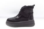 Ghete dama,ALB 25102853 N,piele naturala Femei
