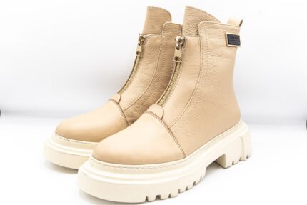 Ghete dama,ALB 25103251 BE,piele naturala Femei