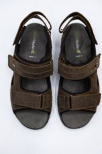Sandale barbati,372001 HERALD CRAZY HORSE TABAK, piele naturala Barbati
