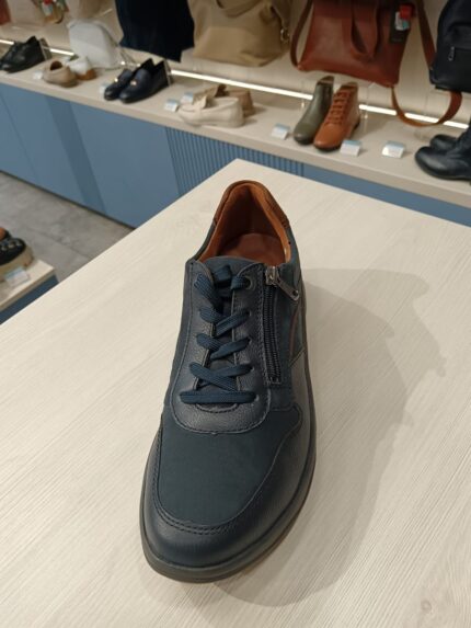 Pantofi barbati,718006 H-MAX PORTO DENVER MARINE, piele naturala Barbati