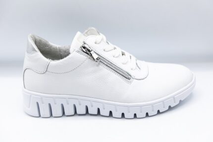 Pantofi dama,916001 H-BIRDY VEGA WEISS SILBER,piele naturala Femei