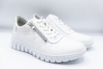 Pantofi dama,916001 H-BIRDY VEGA WEISS SILBER,piele naturala Femei