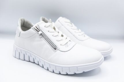 Pantofi dama,916001 H-BIRDY VEGA WEISS SILBER,piele naturala Femei