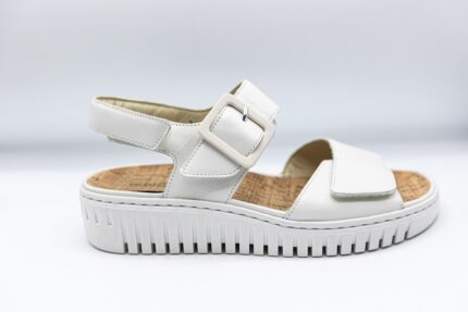 Sandale dama,955004 WILLOW PONCHO WHITE,piele Femei