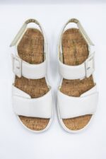 Sandale dama,955004 WILLOW PONCHO WHITE,piele Femei