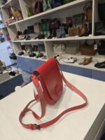 Geanta piele naturala – HAND MADE BAG rosso Genti Femei