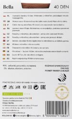 Sosete dama – SOS. SOFIA NERO 1.2 negru Accesorii